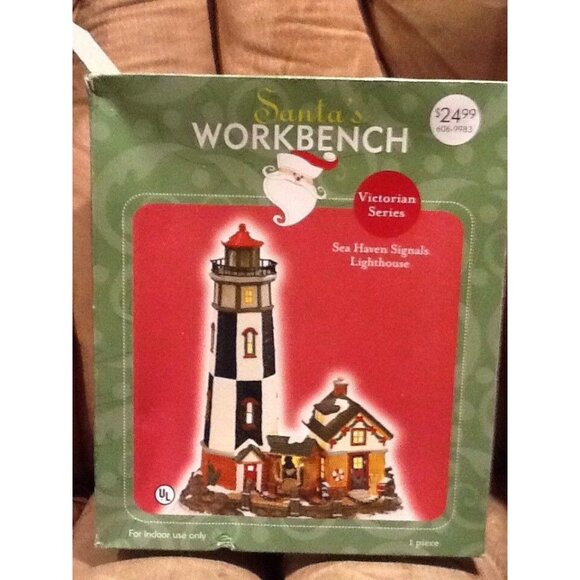 Santas Workbench - Sea Haven Signals Lighthouse - 606-9983 - Picture 1 of 6